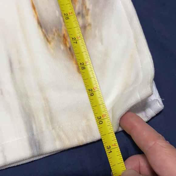 3-piece Bath towel set, marble design - Picture 6 of 10